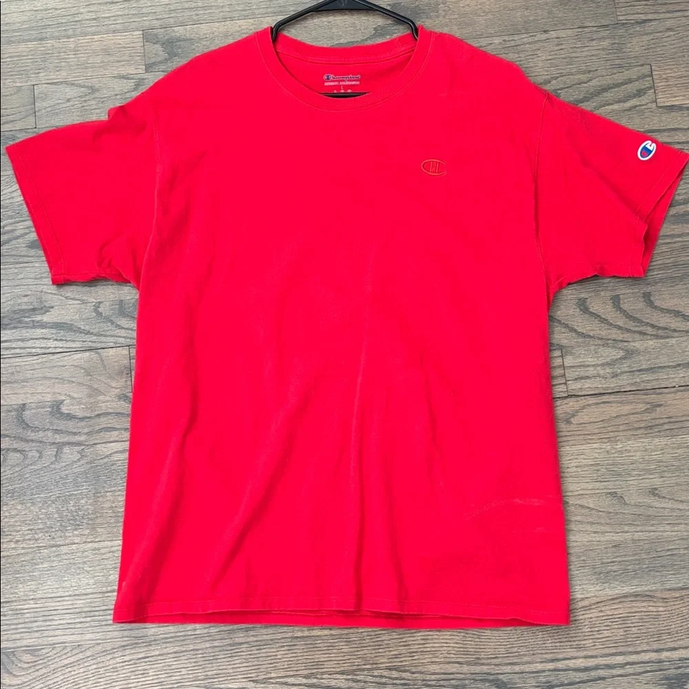 Champion Men's Bold Red Tee - Picture 2 of 9